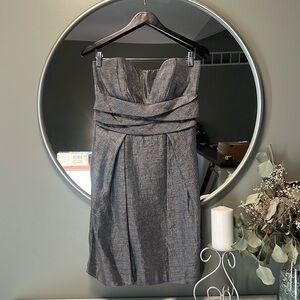 Silver cocktail dress